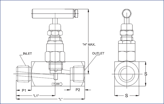 Male-Female Needle Valve